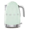 Smeg Wasserkocher mit variabler Drehzahl, 1,7 l, Modell „Wassergrün“, KLF04PGEU