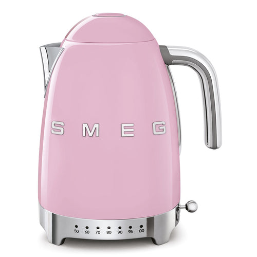 Smeg Wasserkocher mit variabler Drehzahl, 1,7 l, „Pink“, KLF04PKEU