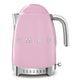 Smeg Wasserkocher mit variabler Drehzahl, 1,7 l, „Pink“, KLF04PKEU