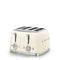 Smeg Toaster 4x4 'Creme' TSF03CREU