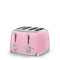 Smeg Toaster 4x4 'Pink' TSF03PKEU