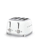 Smeg Toaster 4x4 'Weiß' TSF03WHEU