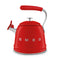 SMEG Wasserkocher mit Pfeiffunktion 2,3 l 'Rot' WKF01RD