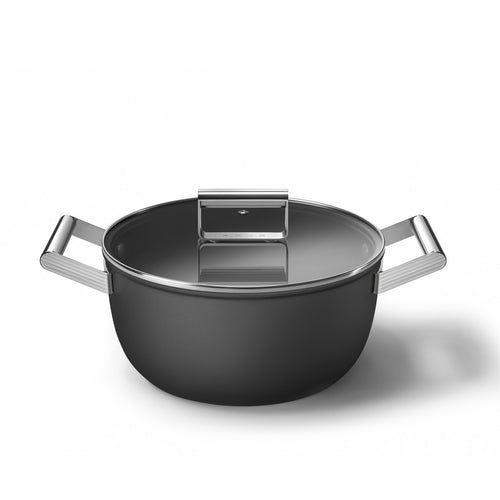 Smeg Keramik-Bratpfanne Ø24cm / 4,8L 'Schwarz'