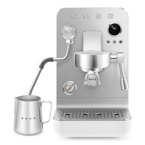 SMEG Manuelle Espressomaschine „Mattweiß“ EMC02WHMEU