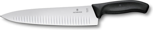 Victorinox Kochmesser mit Vertiefungen 25 cm 'Swiss Classic Black'