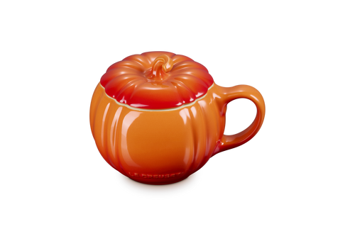 Le Creuset Becher 400ml Steingut 'Kürbisorange-Rot'