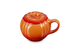 Le Creuset Becher 400ml Steingut 'Kürbisorange-Rot'