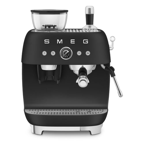 Smeg Espressomaschine 'Matt Schwarz' EGF03BLMEU