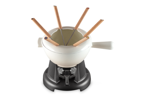 Le Creuset Fondue-Set 6-Personen Fashion 'Meringue'