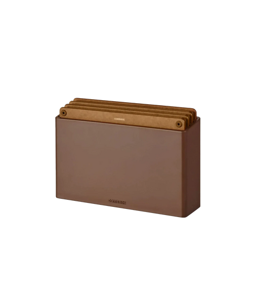 Combekk Schneidebrett-Set 4-teilig 20x30cm „Braun“