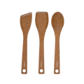 Combekk Holzspatel-Set 3-teilig 'Braun'