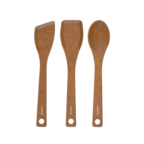Combekk Holzspatel-Set 3-teilig 'Braun'
