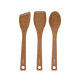 Combekk Holzspatel-Set 3-teilig 'Braun'