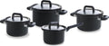 BK 4-Delige pannenset 'Flow Cool Black'