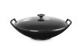 Le Creuset Gusseisen-Wok Ø36cm / 4,5L 'Matt Schwarz'