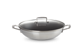 Le Creuset Wok Ø 30 cm / 4,3 l, Edelstahl mit PTFE-Antihaftbeschichtung