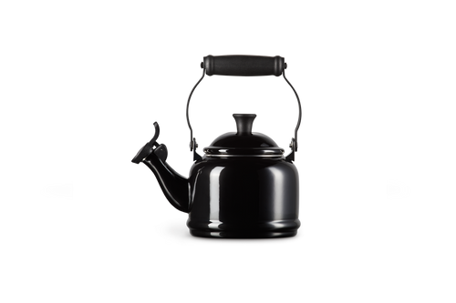 Le Creuset Fluitketel 1.1L Demi 'Ebbenzwart'