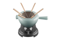 Le Creuset Fondue-Set für 6 Personen, Modell „Meersalz“