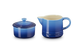 Le Creuset Milch- und Zuckerset Signature 'Azure'