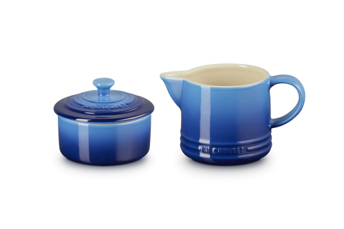 Le Creuset Melk- en Suikerset Signature 'Azure'