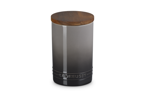 Le Creuset Vorratsglas Signature „Flint“, Ø 10,5 cm / 0,77 l