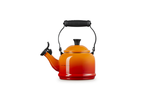 Le Creuset Fluitketel 1.1L Demi 'Oranjerood'