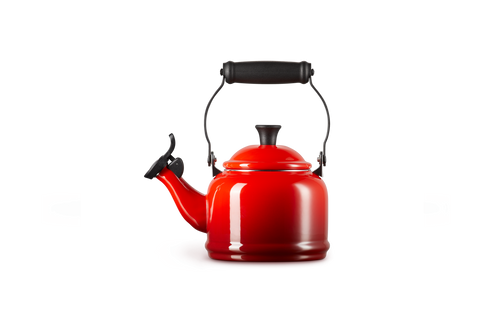 Le Creuset Fluitketel 1.1L Demi 'Kersenrood'