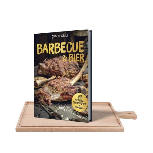 Schüssel- und Teller-Set – Steakbrett aus reinem Holz PH1742 + Grill- und Bierzubehör