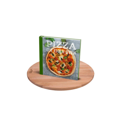 Schüssel- und Teller-Set – Pizzabrett aus reinem Holz PH1133 + Pizza aus dem eigenen Ofen
