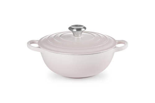 Le Creuset Marmite Signature „Shell Pink“ Schmortopf Ø 24 cm / 3,1 l