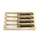Laguiole Style de Vie Buttermesser Dunkles Holz 'Premium Line'