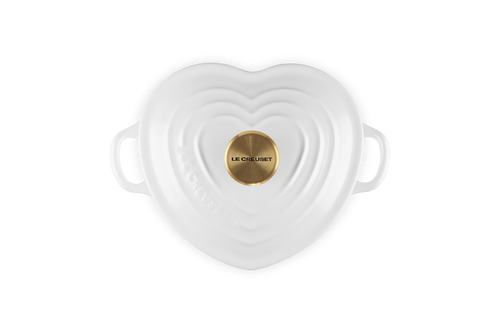 Le Creuset Campagnard Herz Ø20cm / 1L 'Weiß'