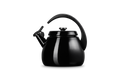Le Creuset Pfeifender Wasserkocher 2,1 l mit Glocke „Ebenholzschwarz“