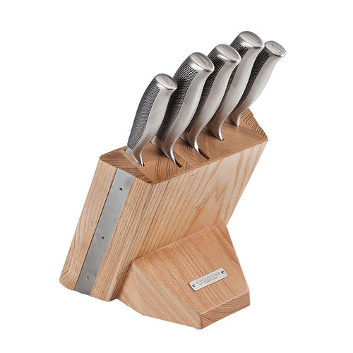 Diamant Sabatier 5-delige Messenblok Eikenhout 'Riyouri'