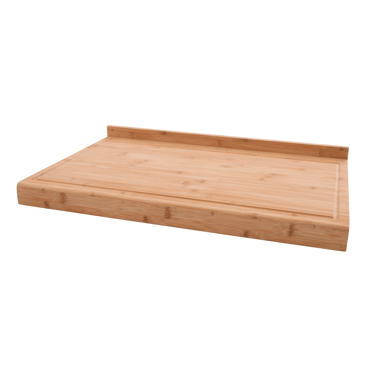 Point-Virgule Küchenregal mit Nut und Steg, Bambusholz, 40 x 30 x 6,8 cm