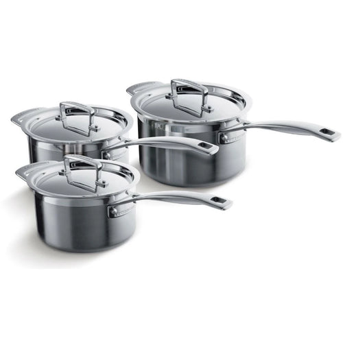 Le Creuset Classic 3-lagiges Edelstahl-Topfset