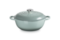Le Creuset Marmite Braadpan Hoge deksel Signature 'Sea Salt' Ø26cm / 4.1L