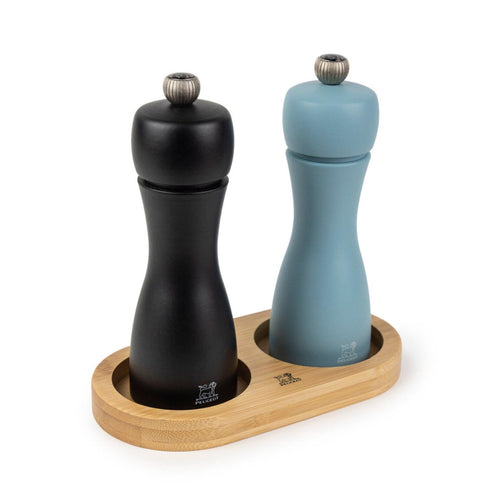 Peugeot Dienblad voor twee molens Bamboe 'Linea'