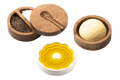 Laguiole-Art de Vie: Olivenölgericht mit Butter und Salz/Pfeffer