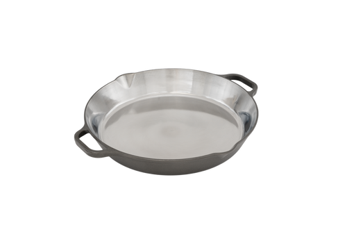 The Windmill PitmasterX Hand Polished Skillet Ø30cm met 2 grepen