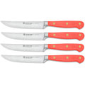 Steakmessen 12cm 4 Stuks 'Classic Color Coral Peach'