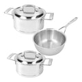 Demeyere 3-teiliges Pfannenset „Silber 7“