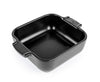 Appolia 'Satin Black' quadratische Auflaufform