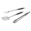 Barbecook Spatels BBQ Set van spatel, vork en tang 'Black pepper' 5400269239800 BC-ACC-7024 afbeelding