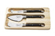 Laguiole Style de Vie Kaasmessen Kaasmessenset 3-delig Zwart Premium 8718719300176 KaasZwart3Del afbeelding