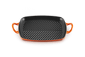Le Creuset Grillplaten Grillplaat rechthoek 'Oranjerood' 0024147297659 20201300900422 afbeelding