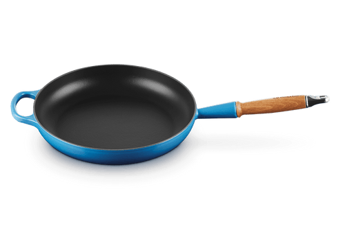 Le Creuset Koekenpannen koekenpan Signature met Houten handvat 'Azure' 0024147328513 20258282200422 afbeelding