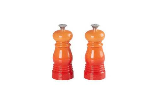 Le Creuset Peper- en zoutmolens Peper- en Zoutmolen Small 2st. 'Oranjerood' 0630870165624 96002500090000 afbeelding