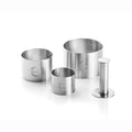 Plate-It Voedselringen Garneerringen met pusher 4-delige set 8720039628403 PIGarnRings4 afbeelding